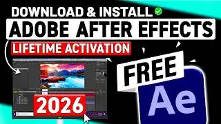 How to Download Adobe After Effects for FREE on PC, MAC & LAPTOP (2026) After Effects Free Download