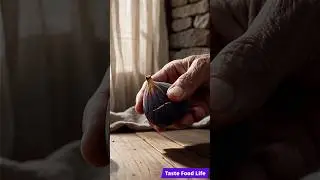 Hand-Torn Fig Reveals Glowing Ruby Seeds | Macro Fruit Close-Up