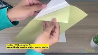 Kertas Sticker HVS A4 Lembaran Doff Premium Quality
