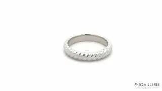 www.e-joaillerie.com - Alliance Breuning argent massif 