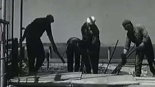 Bratislava - Výstavba veže na Kamzíku (1969)