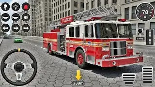 City Fire Truck Rescue Simulator 911 - US Emergency Fire Truck Driving 3D : Gameplay Android Ep12