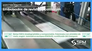 &iquest;C&oacute;mo es un embolsado compostable de revistas para marketing directo? SPM