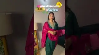 🪔Festive Suit Haul For Diwali 2025| Elegant & Classy Ethnic Looks #shorts #diwalispecial #suitstyle