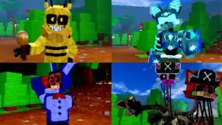 How to get all 8 new Badges + showcase in Return to animatronica | fnaf World rpg | Roblox