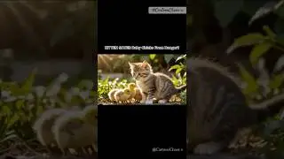 KITTEN SAVES Baby Chicks From Danger? #shorts #cat