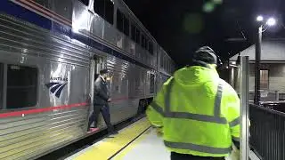 Calif. Zephyr in Ft. Morgan on Halloween 2025 (31OCT2025)