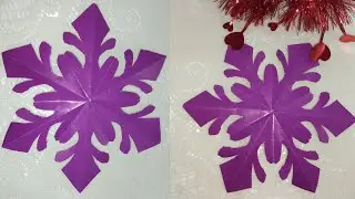 DIY Paper Snowflakes with Origami Techniques 🌬️🌨️❄️