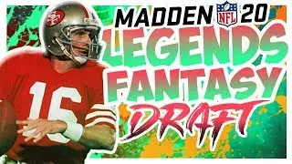 Drafting Joe Montana - Madden 20 Legends Connected Franchise