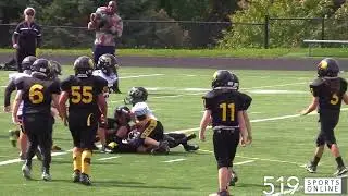 OFFL Football (Under-10) - Hamilton Jr. Tiger-Cats vs Waterloo Jr. Warriors
