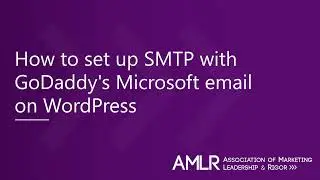 Quick Fix: Can't send email from WordPress | Set up SMTP for GoDaddy Microsoft Email on WordPress