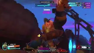 19 player kill streak as Orisa! Almost to a 20. | Overwatch