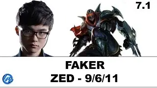 Faker - Zed vs Yasuo - Patch 7.1