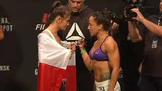 Karolina Kowalkiewicz vs. Jodie Esquibel - Weigh-in Face-Off - (UFC Fight Night 118) - /r/WMMA