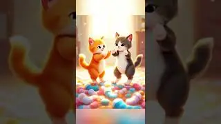 Sock Hop Shuffle 🧦🐾 Kitten & Cat Dance Through Laundry Socks in Perfect Rhythm 🎶
