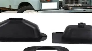 3PCS/Set Gear Lever and Handbrake Lever Gaiter Kit DA2466 Rubber Boot For Land Rover Series 2A & 3 A