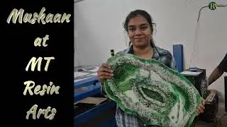 Muskan's Decor and Furniture Training at MT Resin Art India
