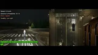 🌙 ADAS Night Driving | Pedestrian Detection & Explanation Overlay (CARLA + AI)