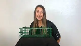Pegboard Basket | Plain Steel | Green Powder Coat | 100% USA-Made