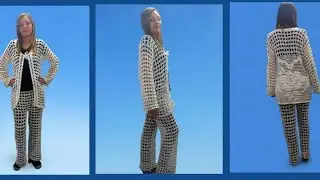 PANTALON A CROCHET MAYA