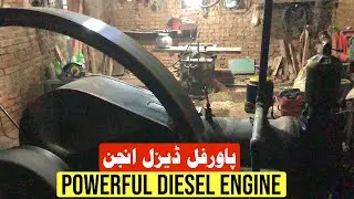 Fantastic Diesel Engine-Old Black Ruston Engine Amazing Sounds