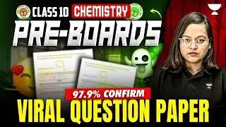Class 10 Chemistry Paper Leak 😱 | Pre Boards 2025 | Most Important Questions & MCQs | Nikita Ma&rsquo;am