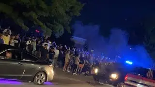 Charlotte Street Car Takeover is wild right now