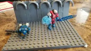 Halo Mega constructs stop motion: sword Lancer