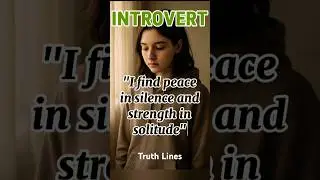 &ldquo;Are You an Introvert? Find Out in 60 Seconds&rdquo; #facts #quotes #truthlines @TruthLines