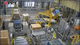 Sistema de intercambiador autom&aacute;tico de paletas con inserci&oacute;n de slipsheet en Nestl&eacute;, Estados Unidos