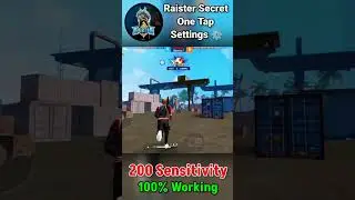 best sensitivity for free fire | 4gb ram one tap headshot sensitivity 2024 #freefire #shorts