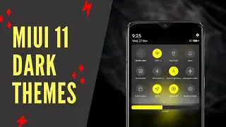 Miui 11 Dark Themes with Status Bar and Dark UI | Miui 11 Status Bar Themes | Black Friday Themes