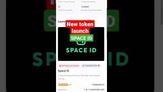 SPACE ID new token coming soon 😚😚😚#ID #spaceid#binnace