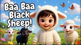 Baa Baa Black Sheep Song 🐑👶 | Nursery Rhymes for Kids fun kids video @KiddieKingdom-sk 