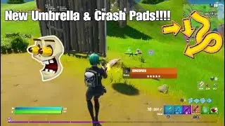 New Fortnite Kingsman Umbrella Weapon & Crash Pads!!!!