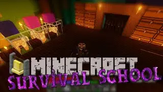 Wool Factory Build! | Minecraft Survival School | Tutorial | Let's Play | #15