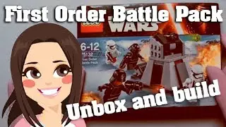 Lego Star Wars Build:  75132 First Order Battle Pack