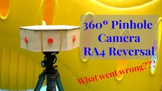 What went wrong with my RA4 Reversal process using  360 degree pinhole camera?