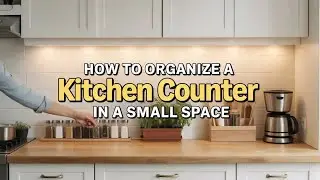 How to Organize a Kitchen Counter in a Small Space