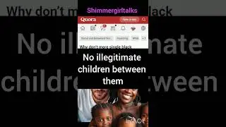 Why don't single black mothers seek out white men to help with their illegitimate children?