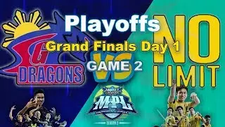 (Game 2) SGD Omega VS No Limit | MPL PH S3 Grand Finals Playoffs Day 1 | SGD VS NL