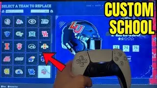 College Football 26: Как импортировать пользовательскую школьную сборку команды в обучающее руков...