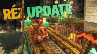 Minecraft: De 1 KILOM&Eacute;TERES Vasutat &Eacute;p&iacute;t&uuml;nk R&Eacute;ZBŐL