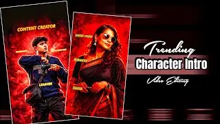 Instagram Trending Character Intro Video Editing Tutorial | Viral Intro Reels Edit On Capcut