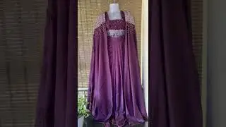 Drape dress✨purpledress#musemodaattire #viralshortsvideo #trending