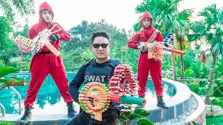 Nerf Guns War : Epic Nerf Showdown! Squad S.W.A.T SEAL Team vs. Boss Arms Trafficking Takedown
