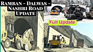Ramban Dalwas Road Update |Peerah Tunnel | Cafeteria Tunnel | Jammu Srinagar National Highway Update