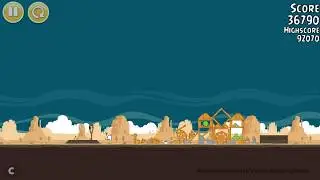 Angry Birds Ham 'Em High Level 12 5  91250