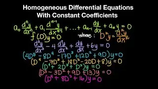 Homogeneous Differential Equations With Constant Coefficients Part 2 (Live Stream)