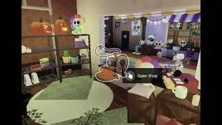 Dandys world Halloween shop ambience - ode to joy (minor version) one hour 🎃